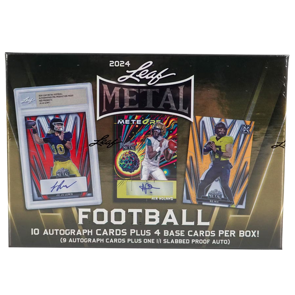 2024 Leaf Metal Football Hobby Jumbo Box