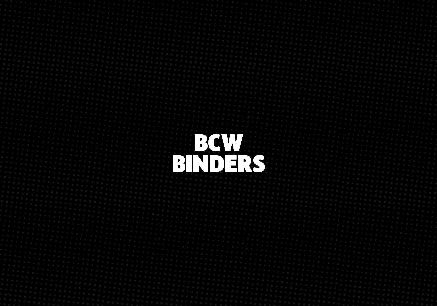 BCW Binders