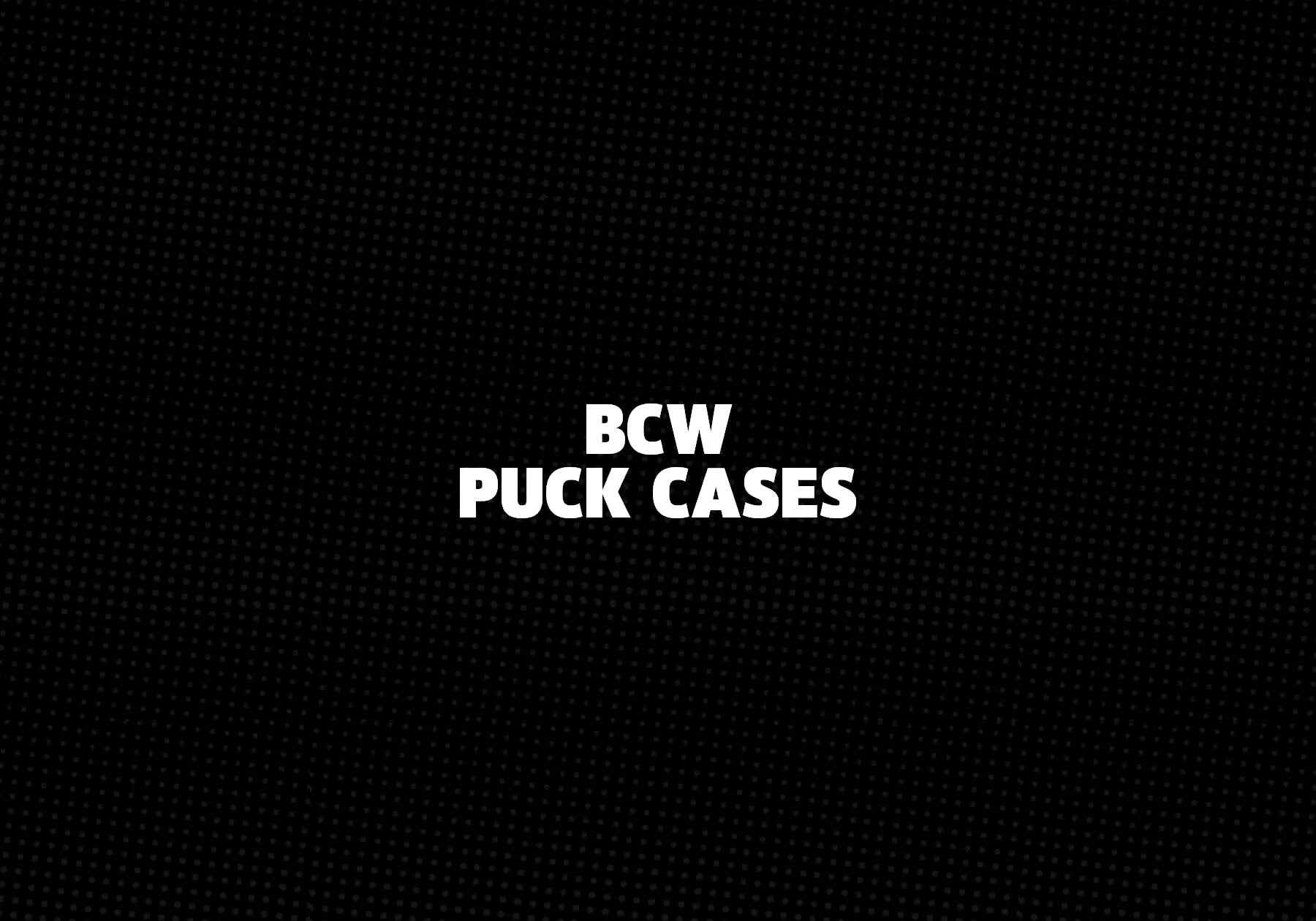 BCW Puck Cases