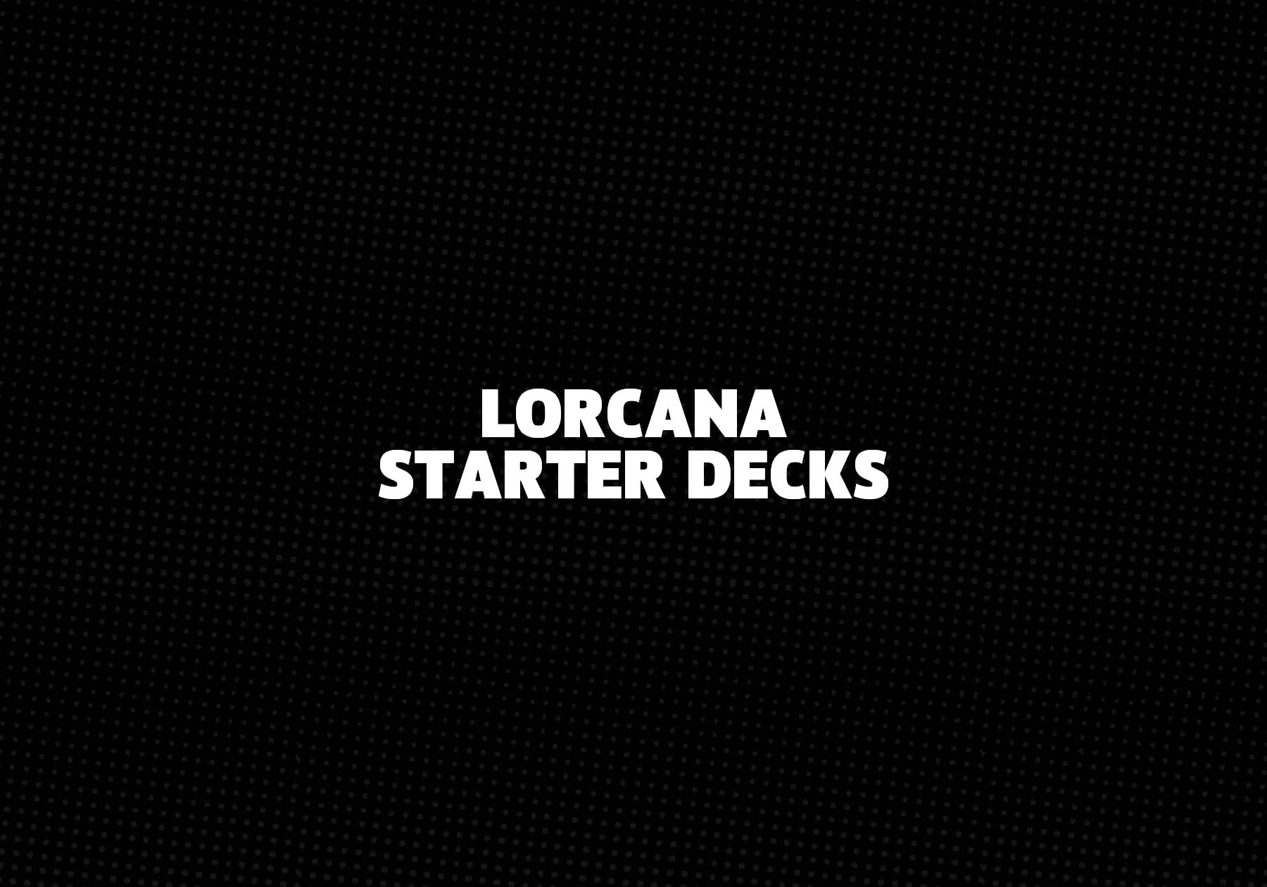 Lorcana Starter Decks