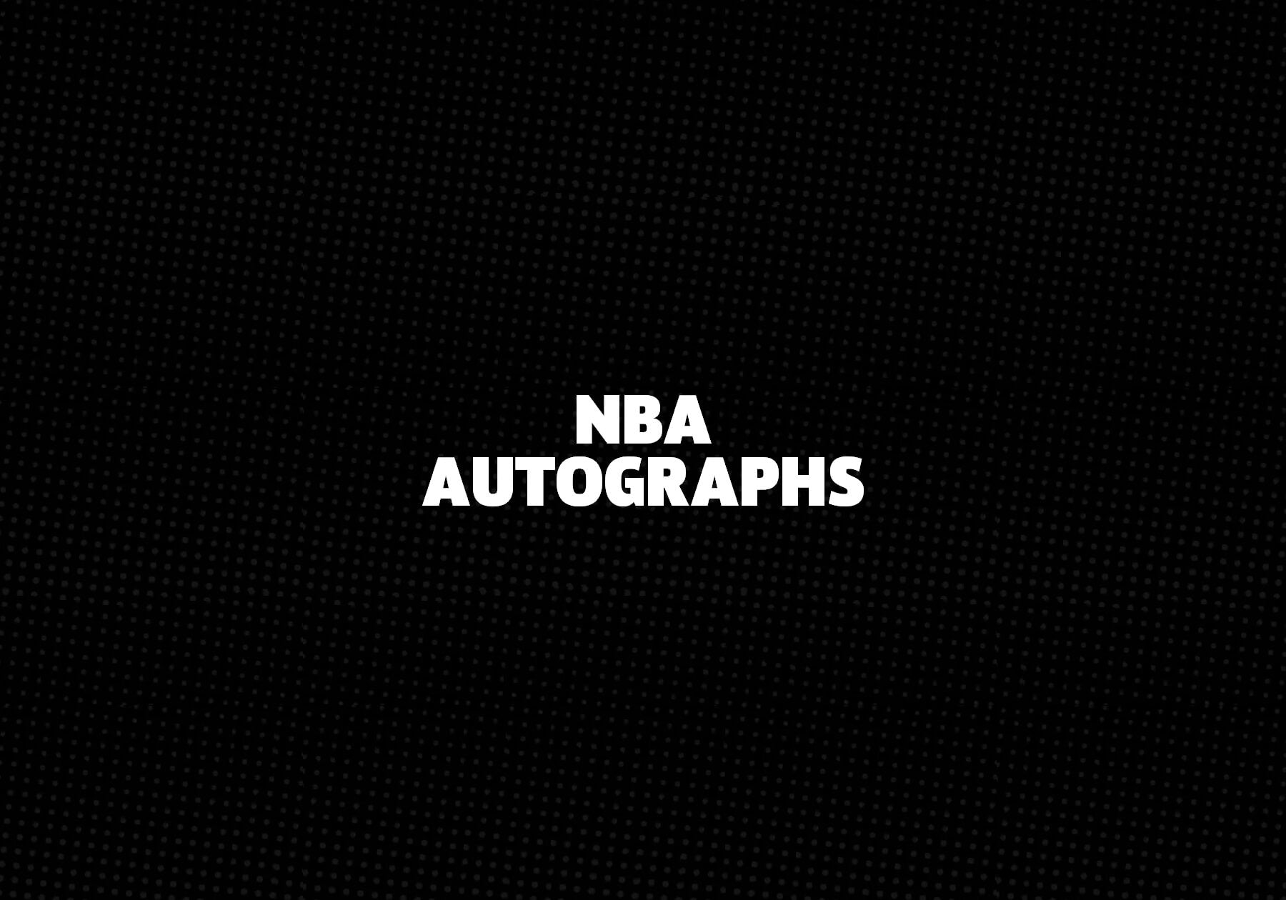 NBA Autographs