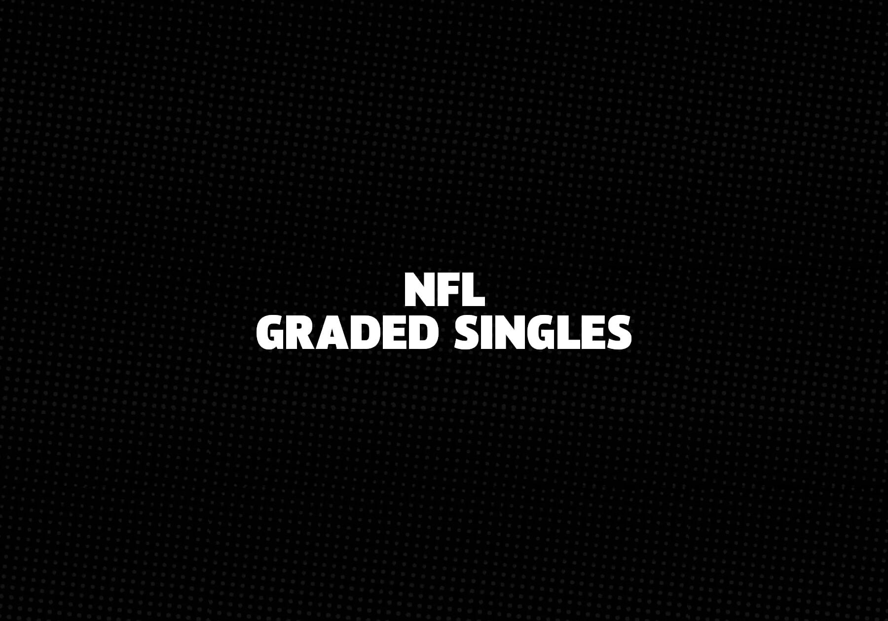 NFL Graded Singles