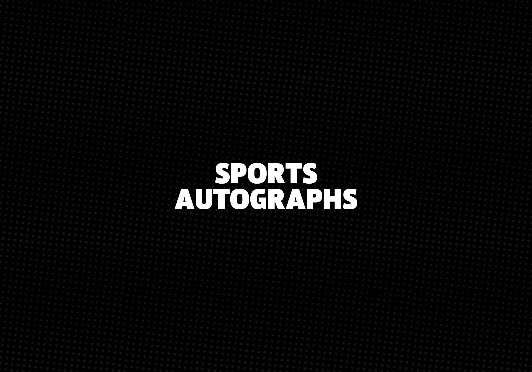 Sports Autographs