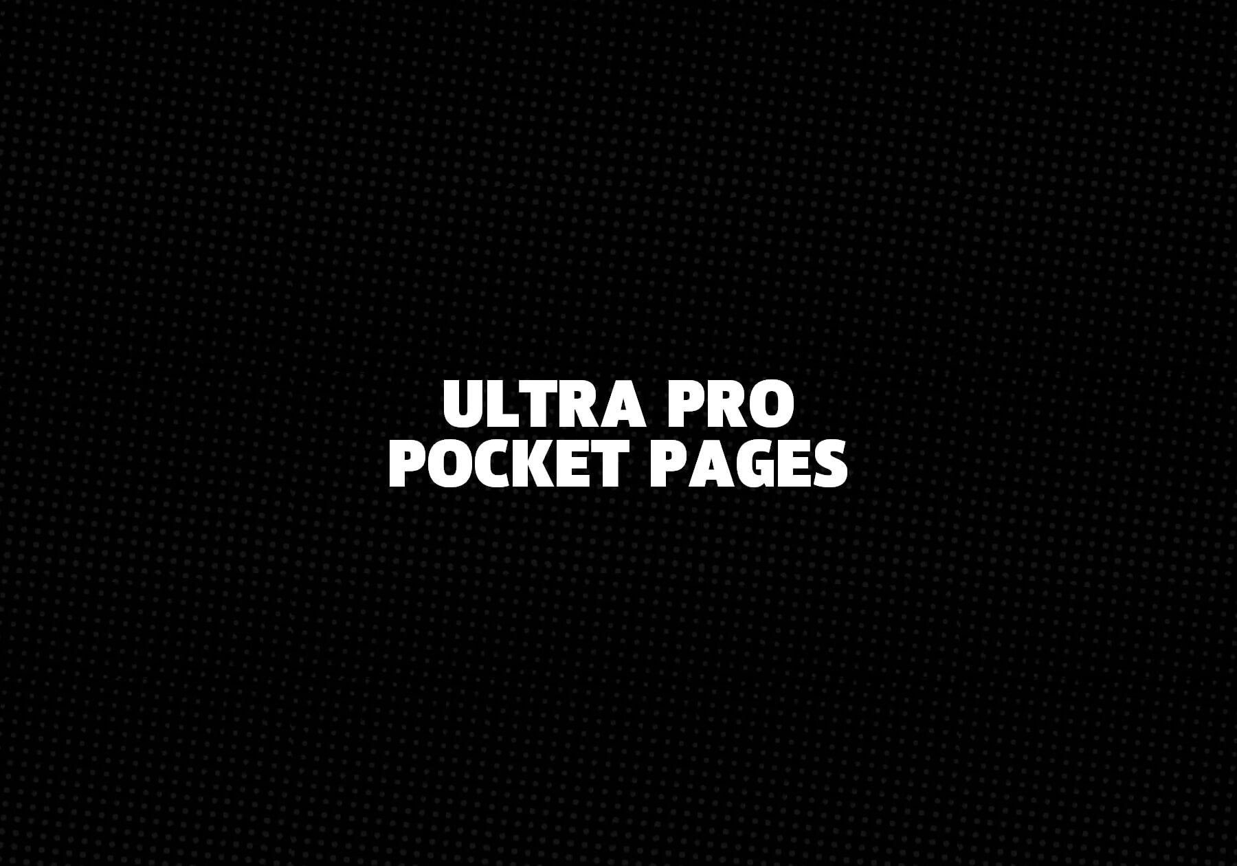 Ultra Pro Pocket Pages