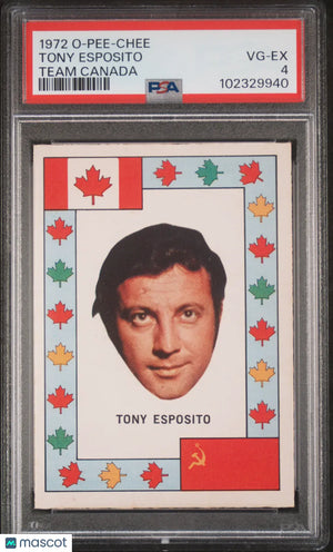 1972 O-Pee-Chee Team Canada Tony Esposito PSA 4 