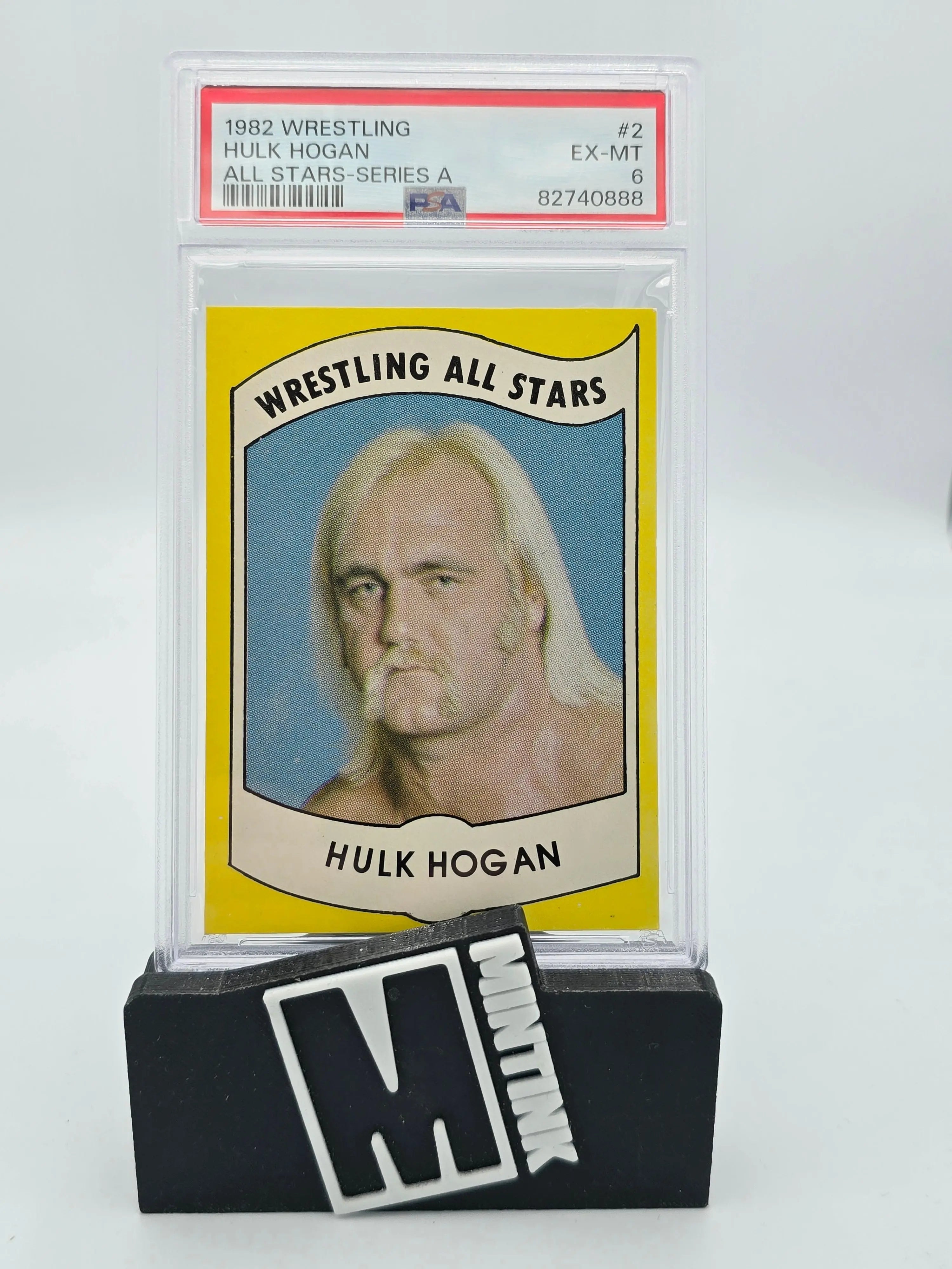 1982 Wrestling Hulk Hogan All Stars Series A PSA 6 #2 