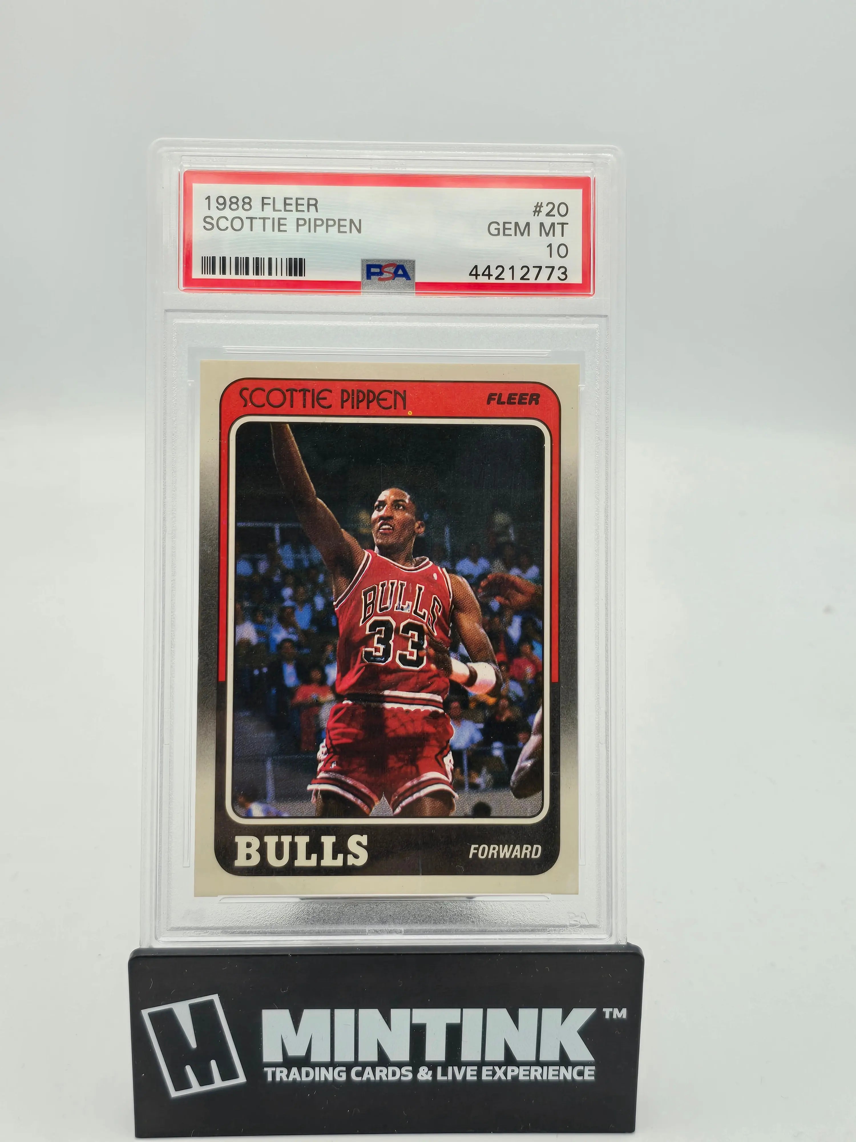 1988 Fleer Basketball Scottie Pippen RC Rookie  PSA 10 #20 