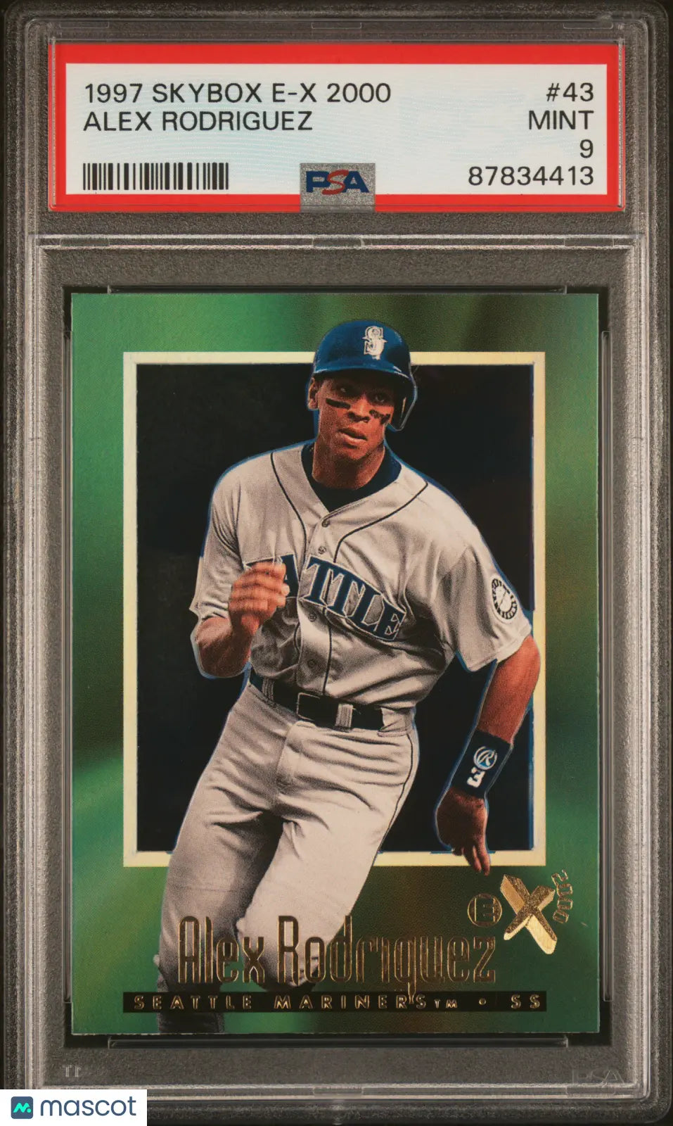 1997 Skybox E-X 2000 Alex Rodriguez #43 PSA 9 