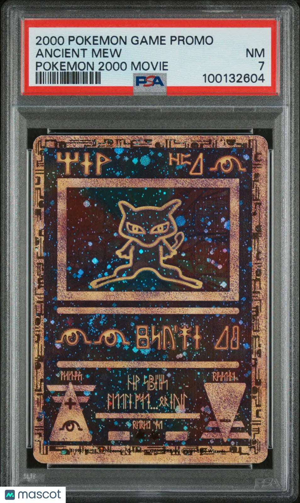 2000 Pokémon Game Promo Ancient Mew Pokemon 2000 Movie PSA 7 