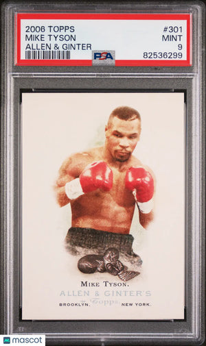 2006 Topps Allen & Ginter Mike Tyson #301 PSA 9 