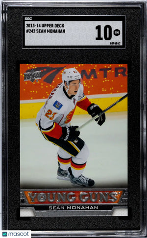 2013-14 Upper Deck Series One Hockey Sean Monahan Young Guns RC SGC 10 