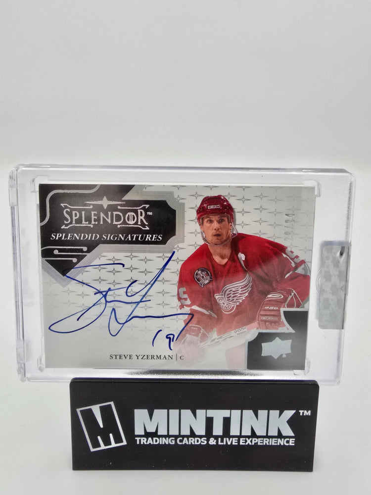 2017-18 Upper Deck Splendor Steve Yzerman Splendid Signatures Auto /24 