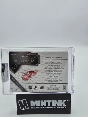 2017-18 Upper Deck Splendor Steve Yzerman Splendid Signatures Auto /24 