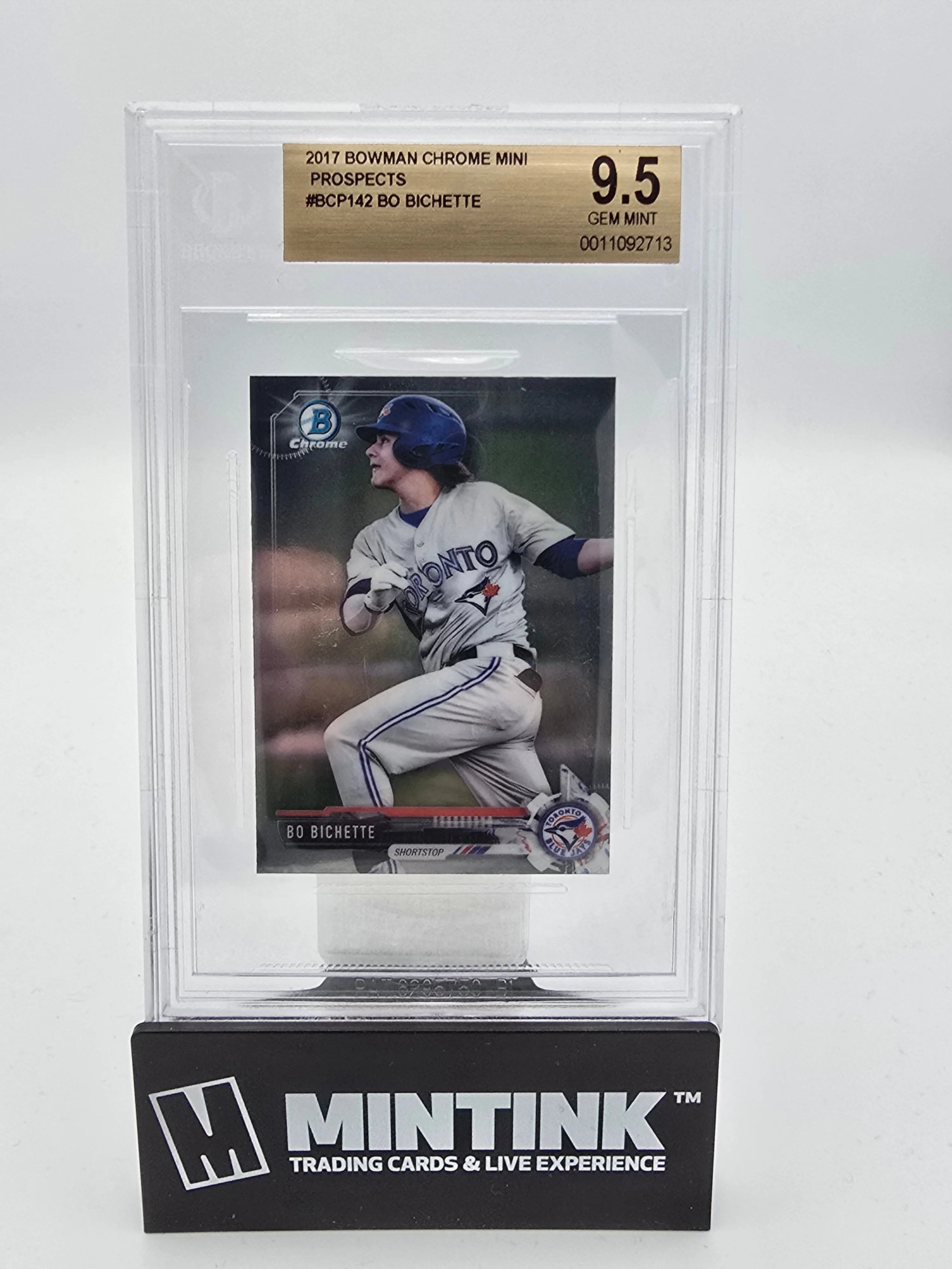 2017 Bowman Chrome Mini Prospects Bo Bichette BGS 9.5 