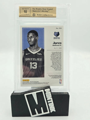 2018 Panini Encased Jaren Jackson JR RC Rookie Jersey Patch Auto BGS 9.5 /99 