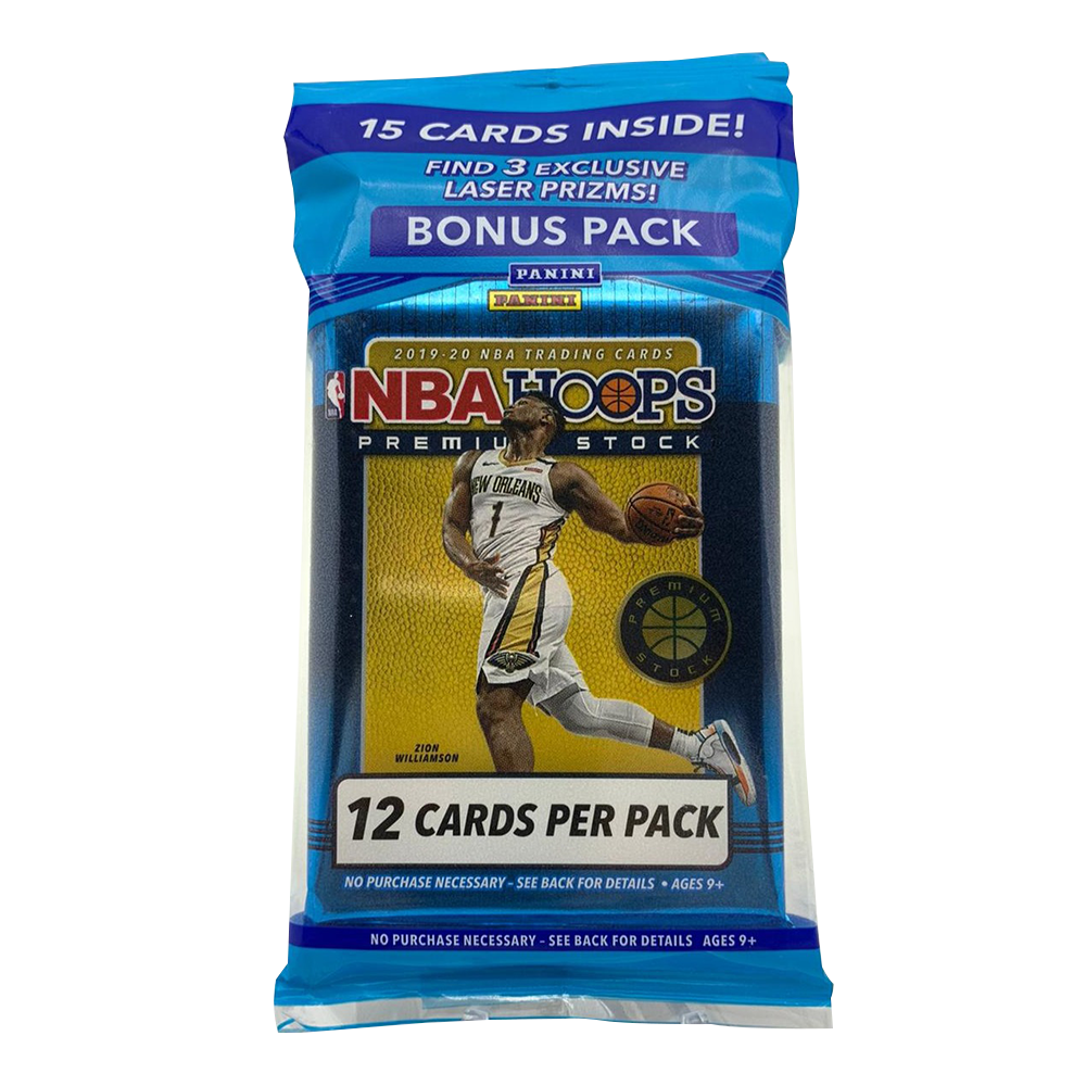 2019-20 Panini Nba Hoops Premium Stock Basketball Cello Pack 1