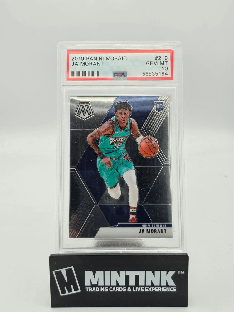 2019 Panini Mosaic Basketball Ja Morant RC Rookie PSA 10 #219 