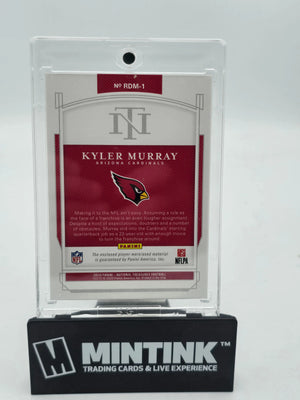 2019 Panini National Treasures Football Kyler Murray Dual Swatches /99 