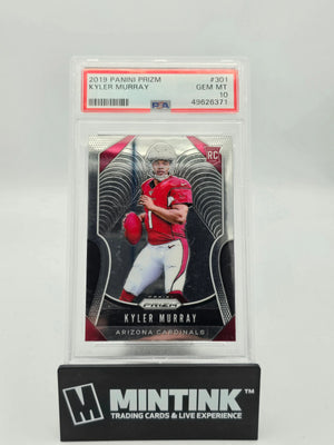 2019 Panini Prizm Football Kyler Murray RC Rookie Prizm PSA 10 