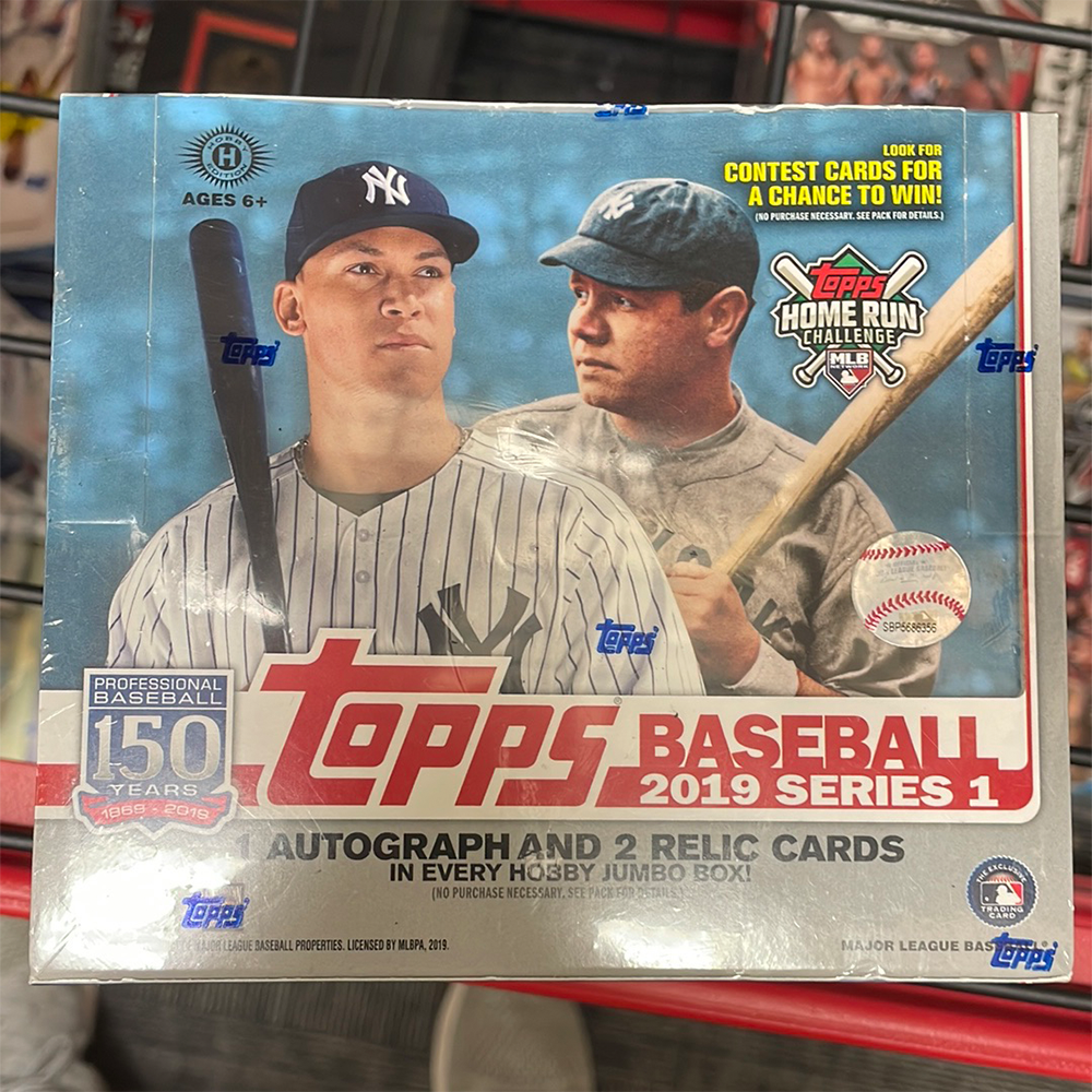 2019 Topps Baseball Series 1 Jumbo Box 1