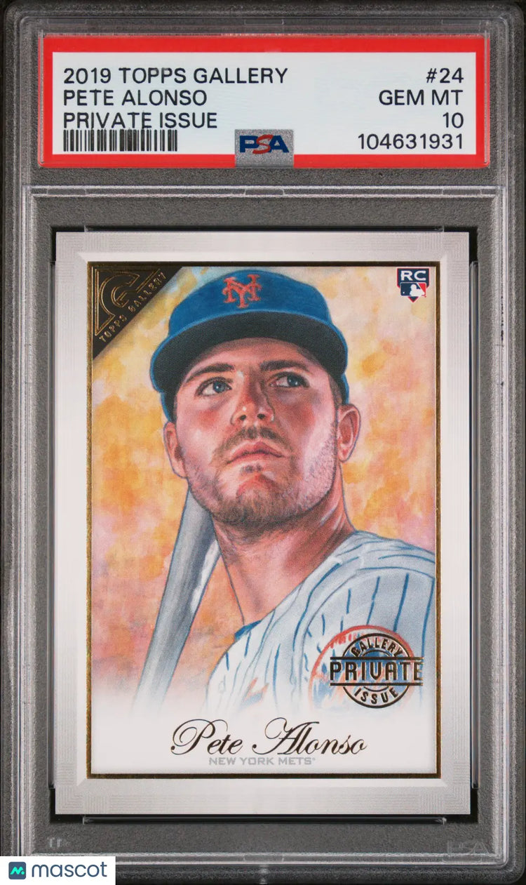 2019 Topps Gallery Baseball Pete Alonso RC Rookie PSA 10 /250 