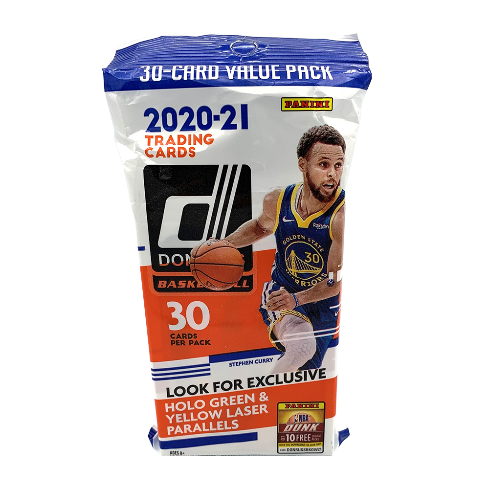 2020-21 Donruss Basketball Cello Pack 1