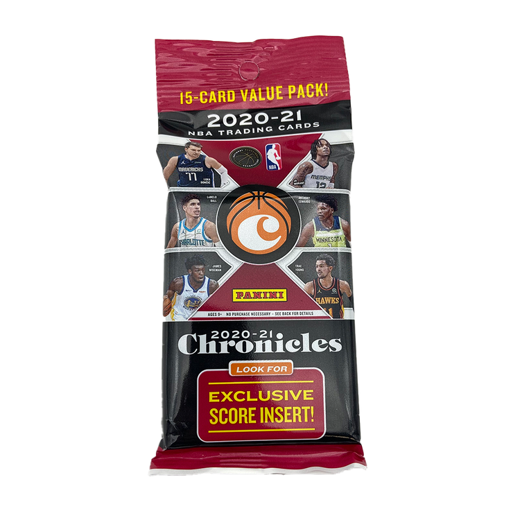 2020-21 Panini Chronicles Basketball Cello Pack 1