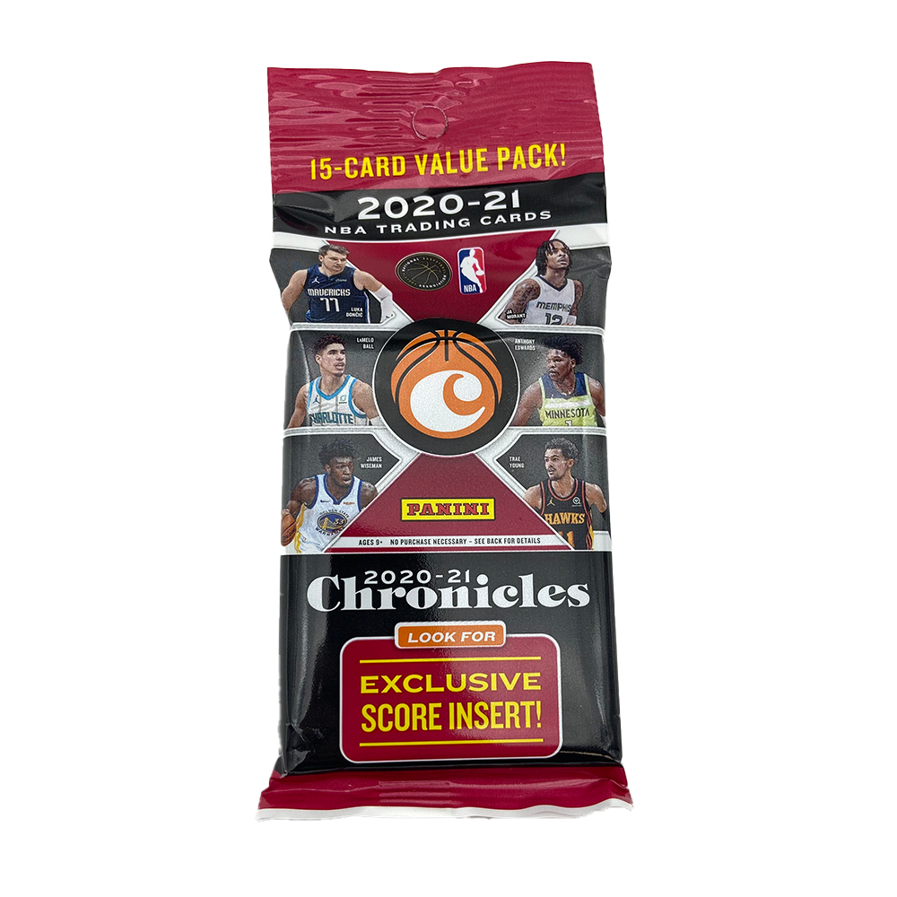 2020-21 Panini Chronicles Basketball Cello Pack 1