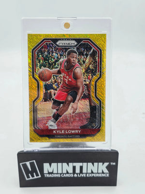 2020-21 Panini Prizm Basketball Kyle Lowry Gold Shimmer Prizm /10 