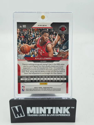 2020-21 Panini Prizm Basketball Kyle Lowry Gold Shimmer Prizm /10 