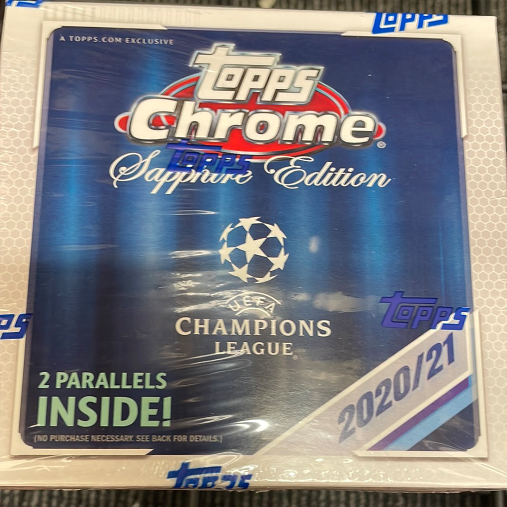 2020-21 Topps Chrome Sapphire Edition Soccer Hobby Box 1