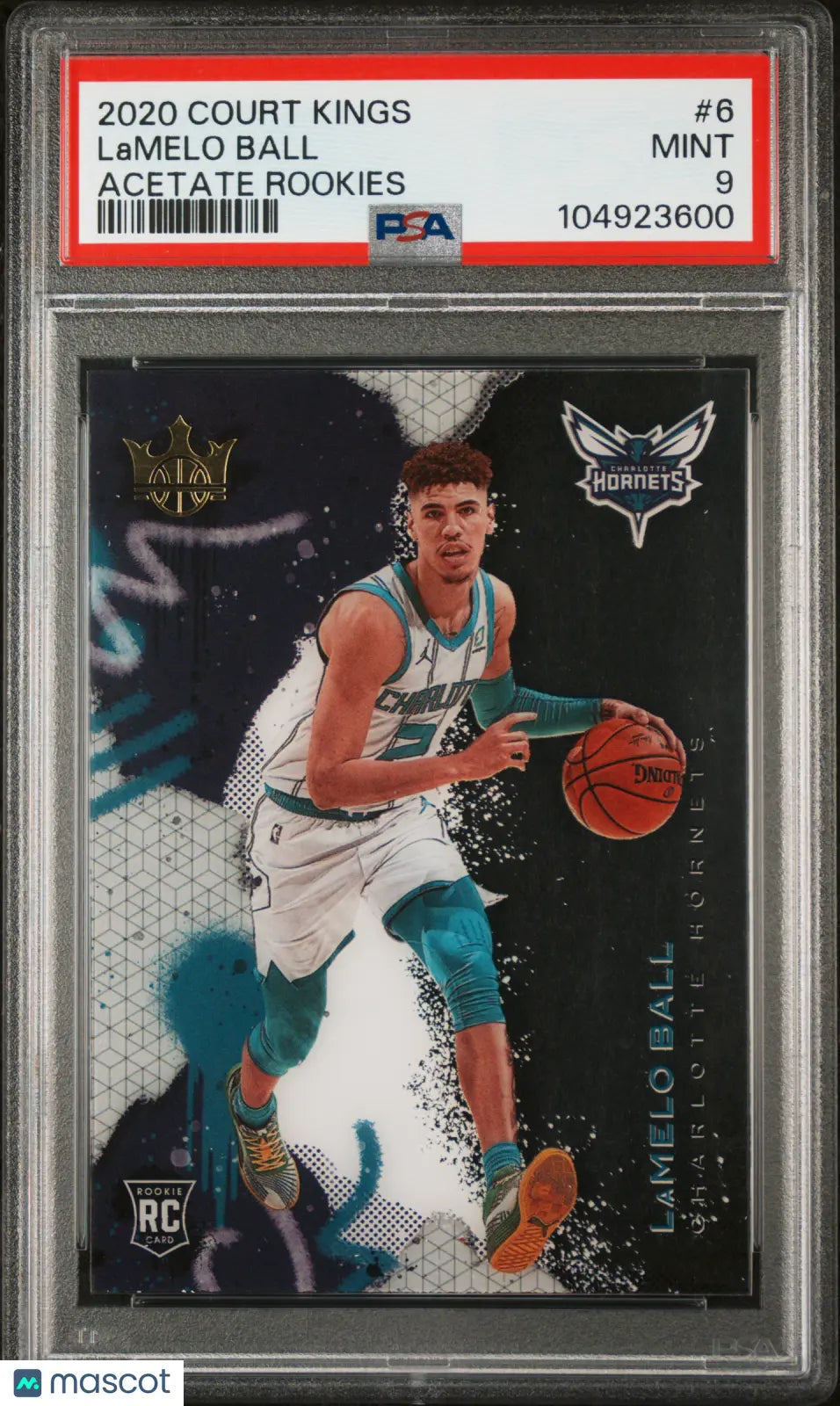 2020 Panini Court Kings Acetate Rookies Lamelo Ball RC Rookie PSA 9 