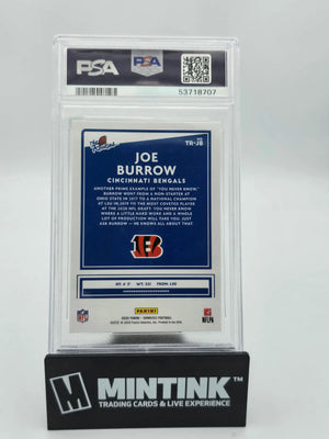 2020 Panini Donruss The Rookies Joe Burrow PSA 9 