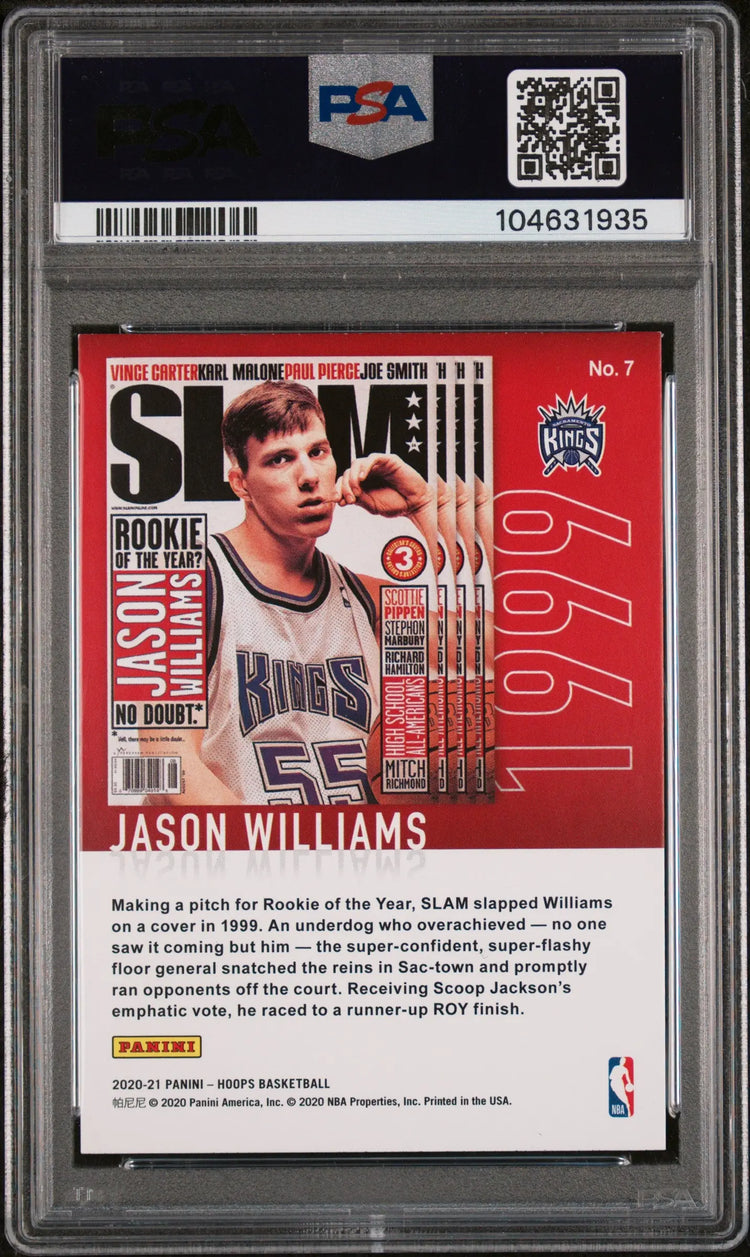 2020 Panini Hoops Slam Jason Williams Holo PSA 9 #7 