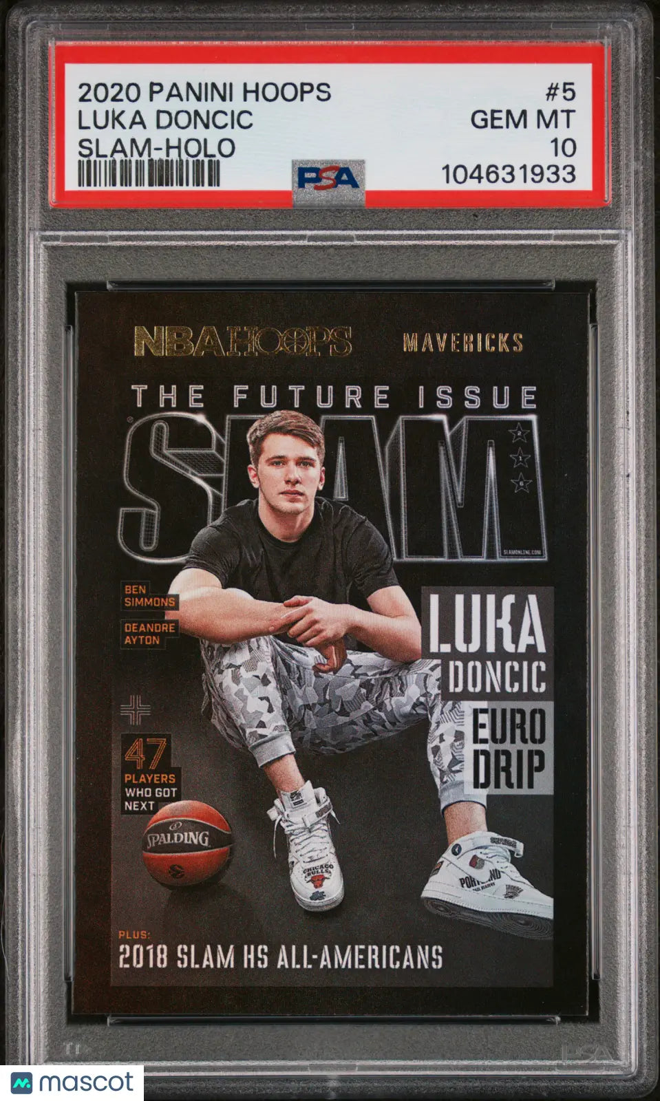 2020 Panini Hoops Slam Luka Doncic Holo PSA 10 