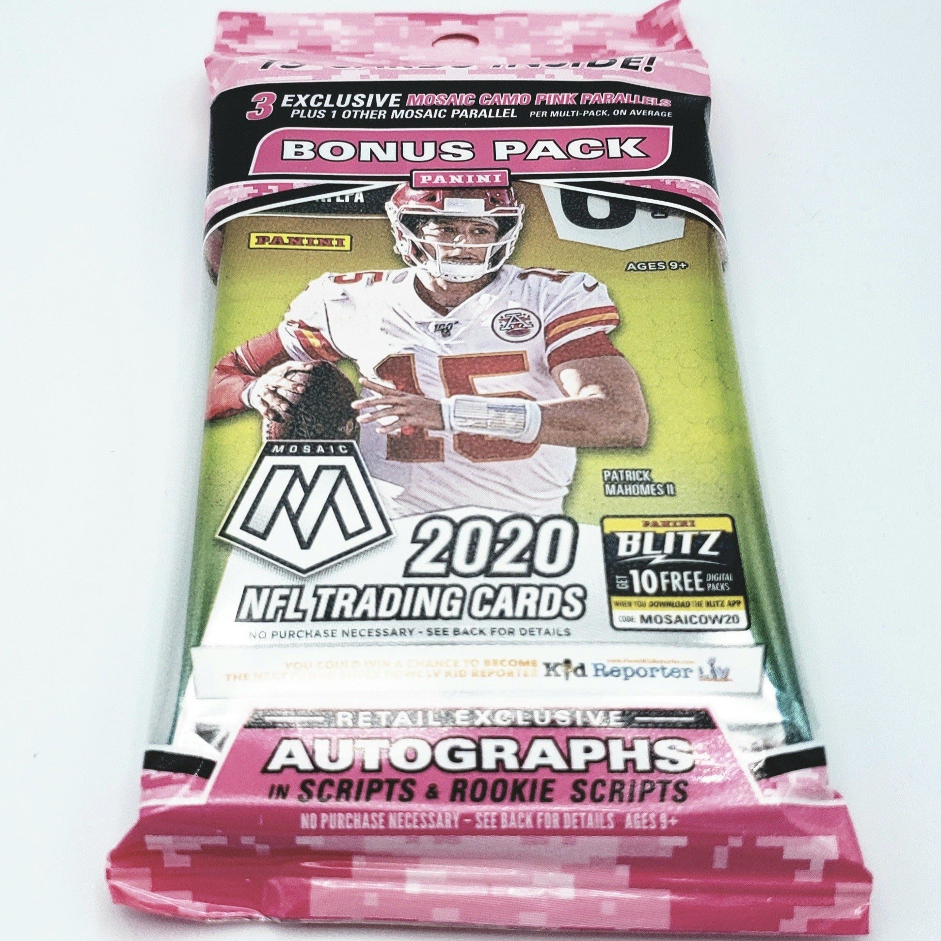 2020 Panini Mosaic Football Cello Pack 1