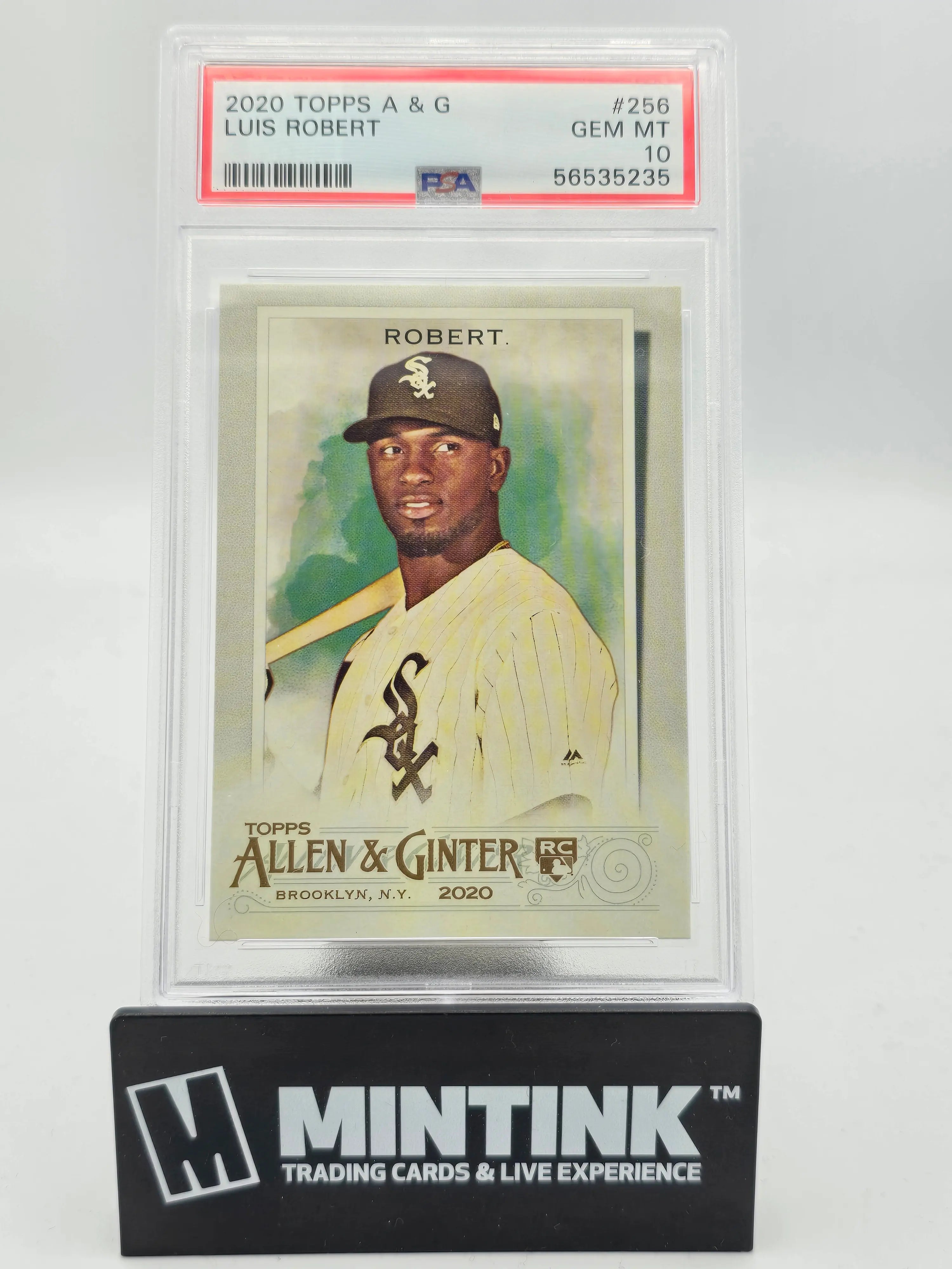 2020 Topps Allen & Ginter Baseball Luis Robert RC Rookie PSA 10 #256 