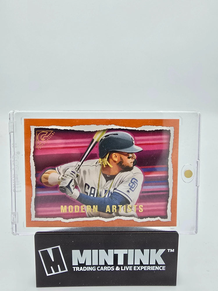 2020 Topps Baseball Fernando Tatis Jr. Orange Modern Artists By: Kevin Graham /25 #MP-5 