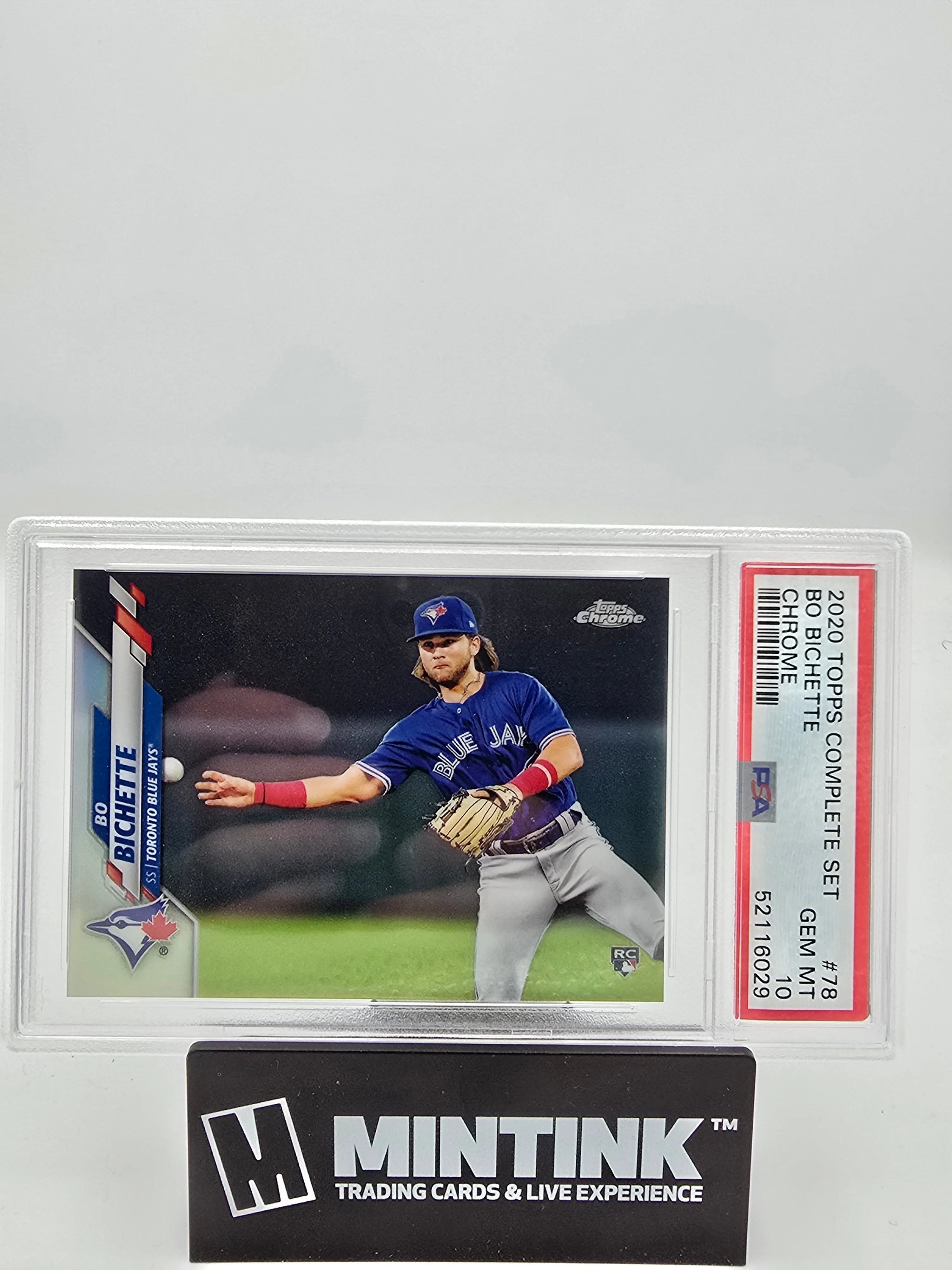 2020 Topps Complete Set Baseball Bo Bichette RC Rookie PSA 10 