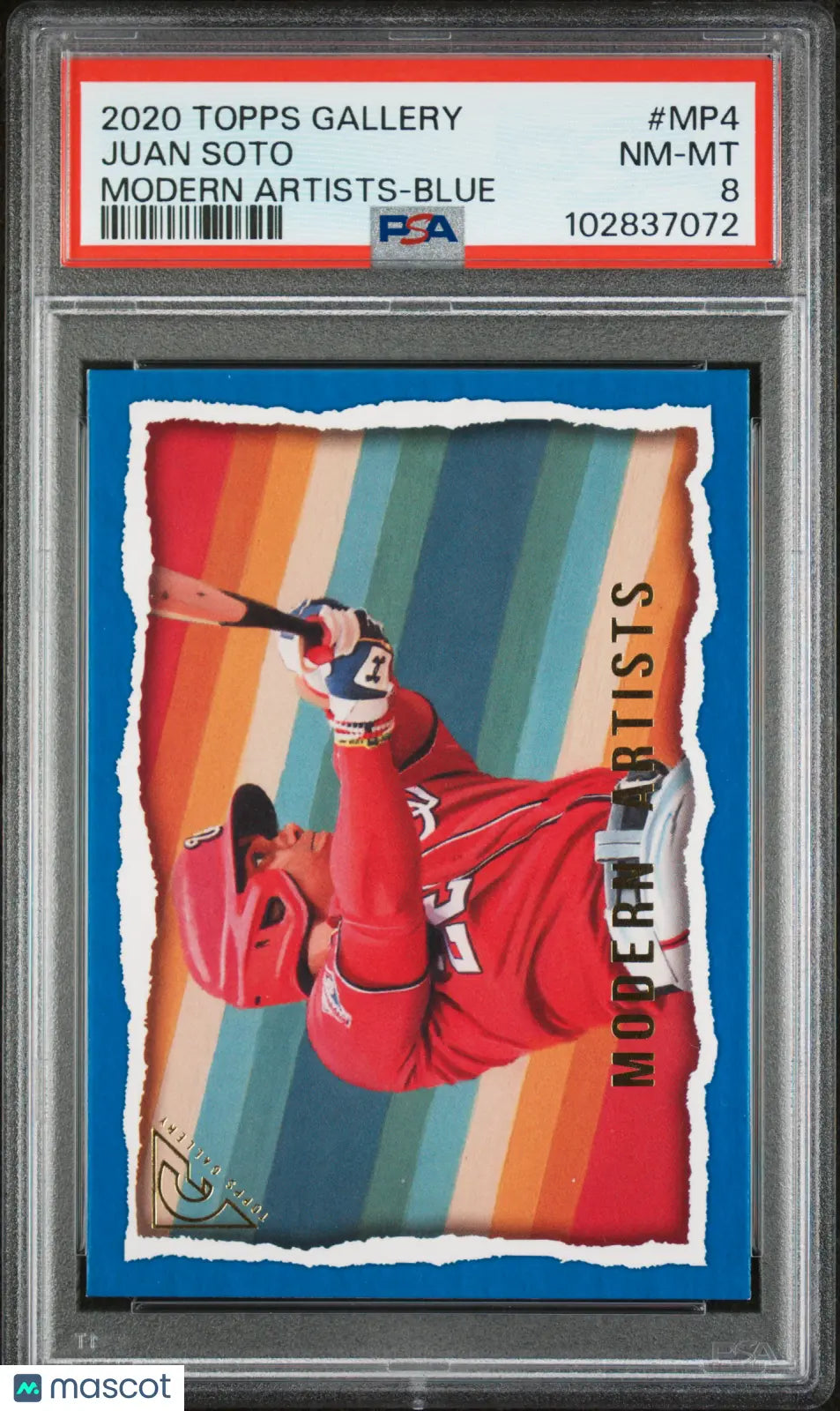 2020 Topps Gallery Modern Artists Blue Juan Soto PSA 8 /99 