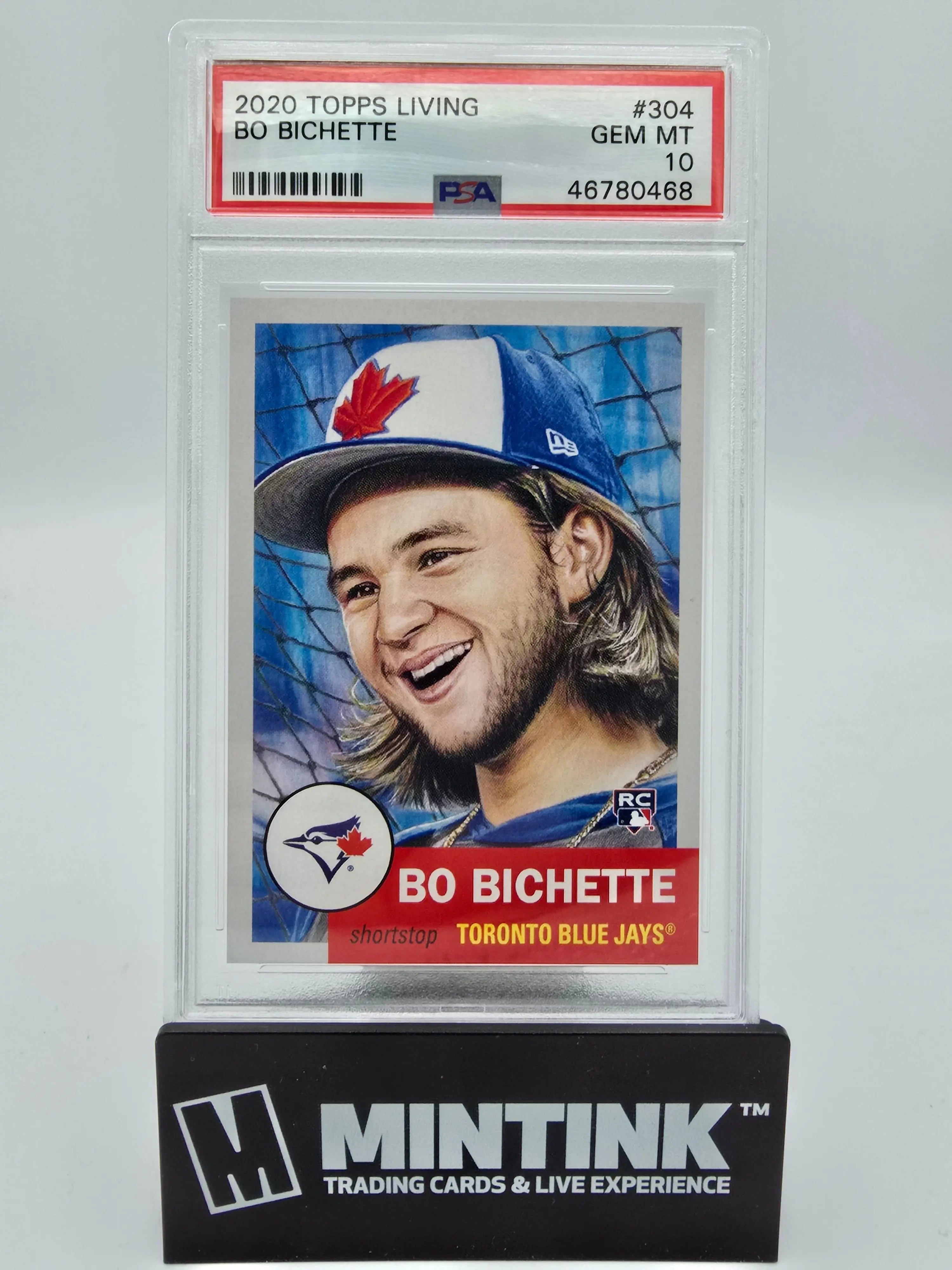 2020 Topps Living Baseball Bo Bichette RC Rookie PSA 10 