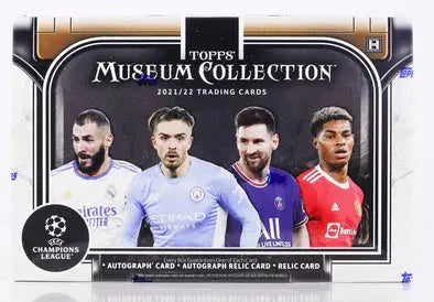 2021-22 TOPPS UEFA CHAMPIONS LEAGUE MUSEUM COLLECTION SOCCER HOBBY BOX 