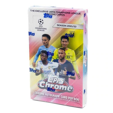 2021-22 Topps Uefa Champions League Chrome Soccer Hobby Box 