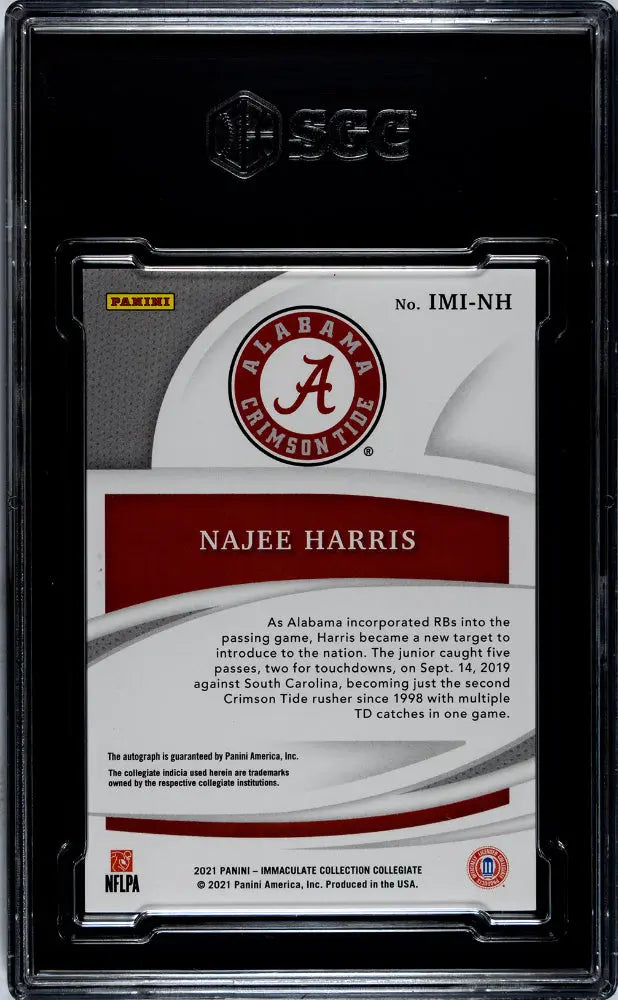 2021 Immaculate Collegiate Najee Harris RC Introductions Auto SGC 9.5 /99 