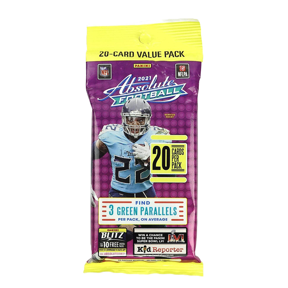 2021 Panini Absolute Football Value Pack 1