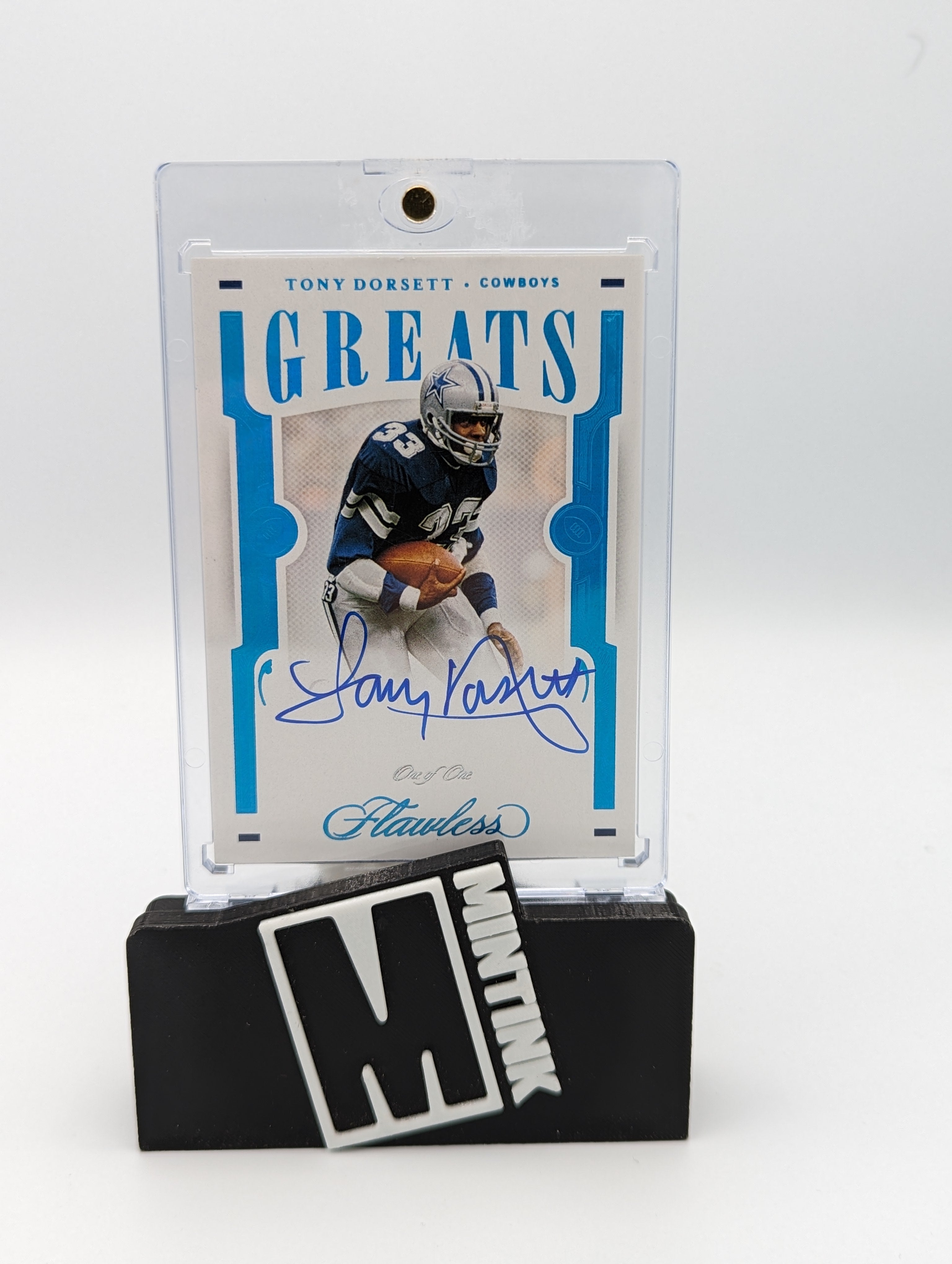 2021 Panini Flawless Greats Tony Dorsett Autograph One Of One #Gr8-Tdo 1