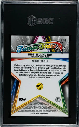 2021 Topps Chrome UCL Jude Bellingham Future Stars SGC 10 