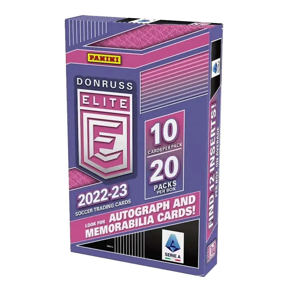 2022-23 Donruss Elite Serie A Soccer Retail Box 