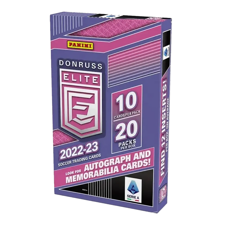 2022-23 Donruss Elite Serie A Soccer Retail Box 