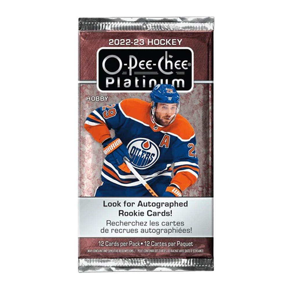 2022-23 O-Pee-Chee Platinum Hockey Hobby Pack (Single Pack Sales)